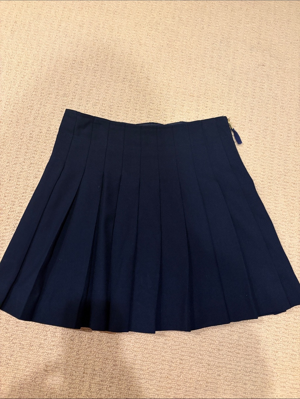 Crewcuts Navy Pleated Skirt for Kids